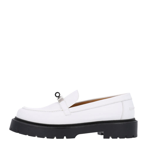 Calfskin Icone Loafers White