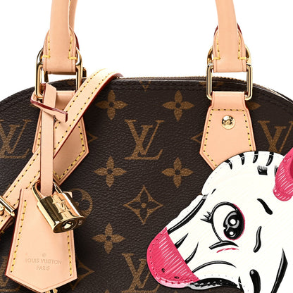 Lv X Sun Yitian Monogram Zebra Alma Bb Handbag