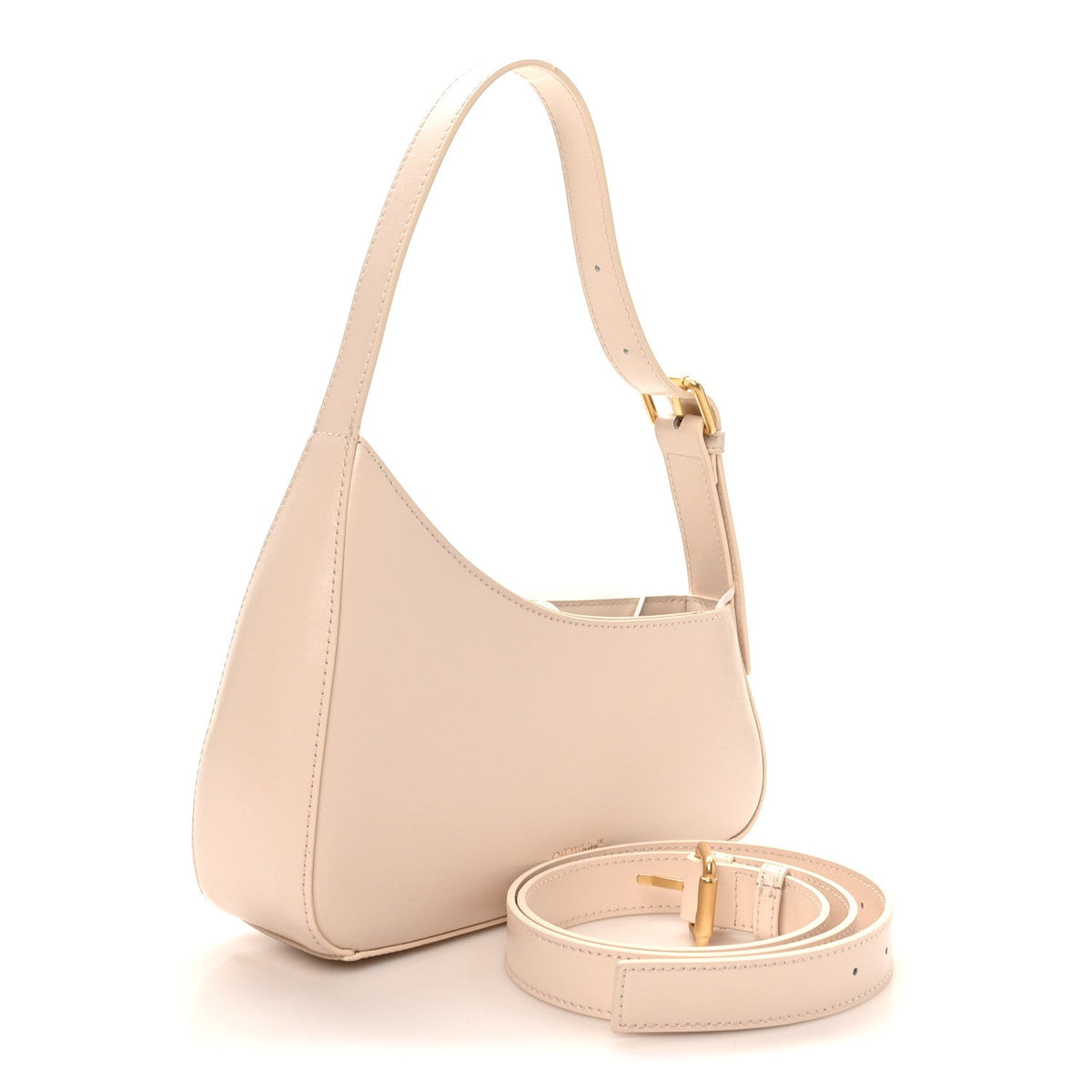 Calfskin Hobo Bag - White