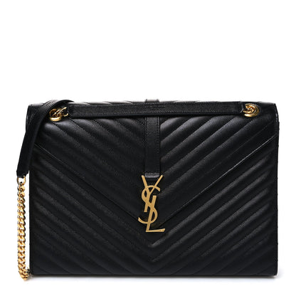 Large Satchel Bag - Black