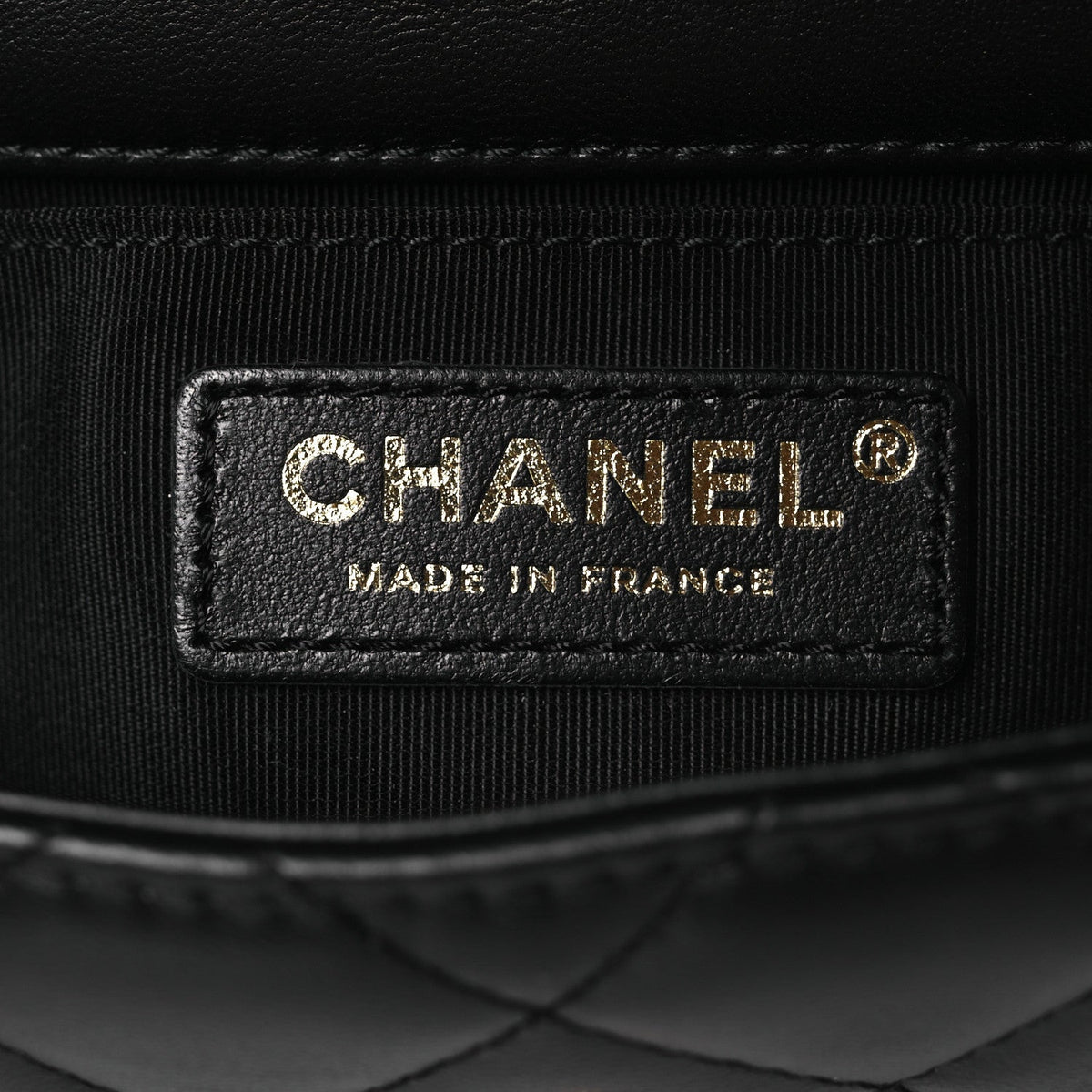 Small Quilted Lambskin Flap Shoulder Bag - Black