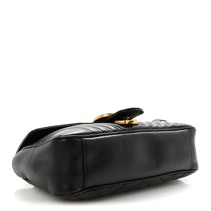 Small Calfskin Shoulder Bag - Black