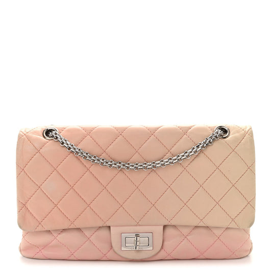 Quilted Lambskin Flap Shoulder Bag - Pink
