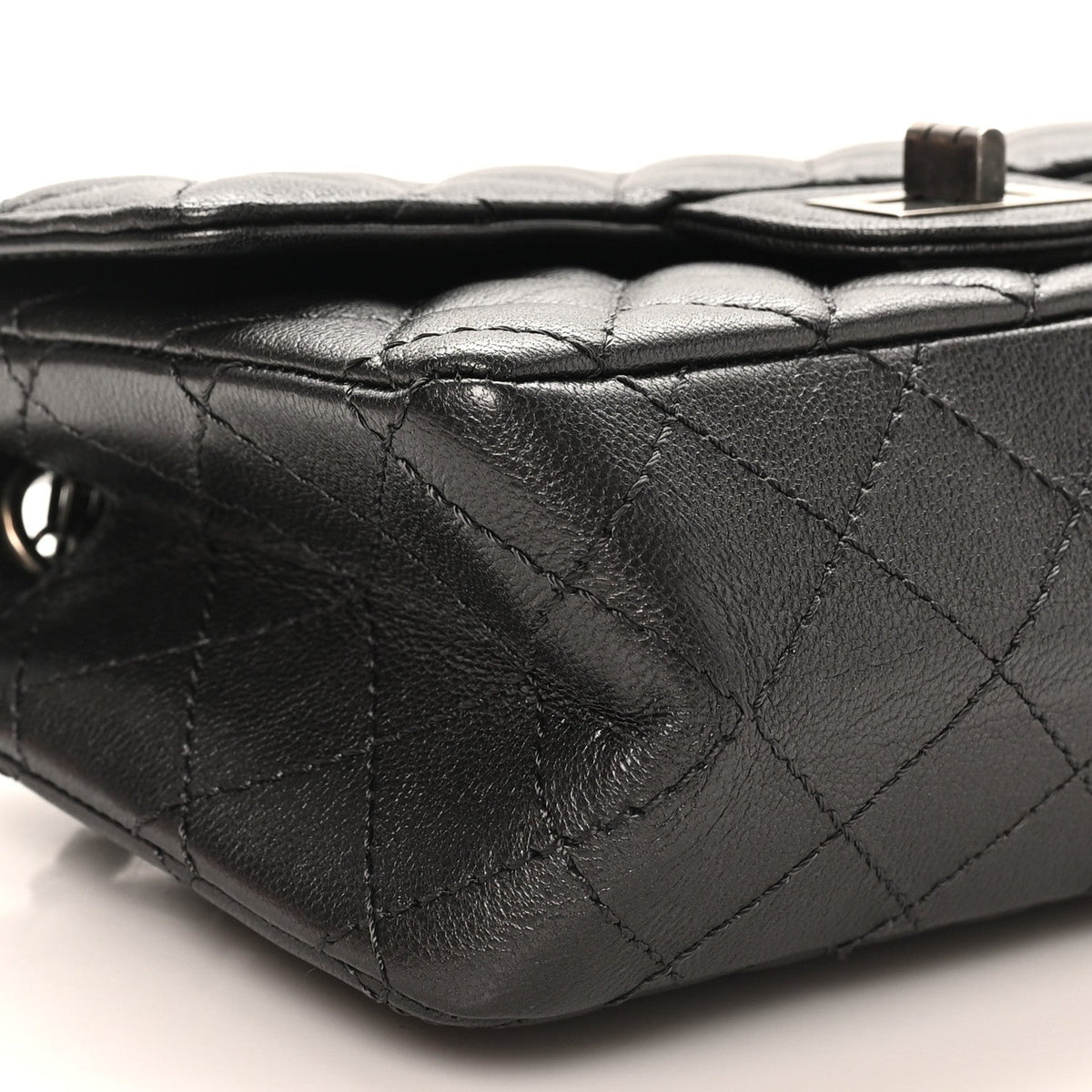 Mini Quilted Sheepskin Flap Shoulder Bag