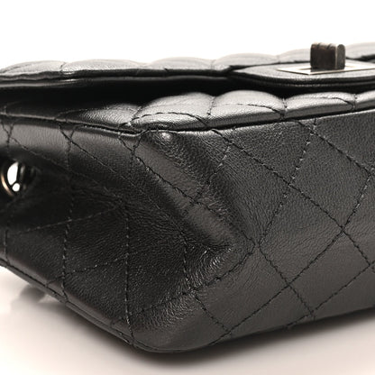 Mini Quilted Sheepskin Flap Shoulder Bag