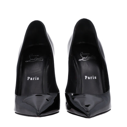 Christian Louboutin Patent Women's Miss Z 100 Pumps 37.5 Black