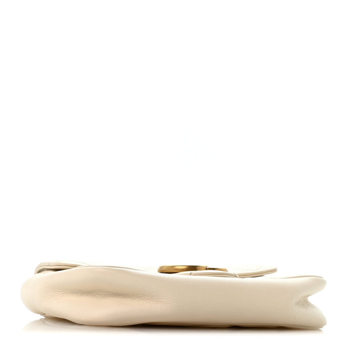 Mini Calfskin Shoulder Bag - White