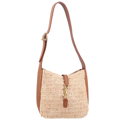 Calfskin Hobo Bag - Natural