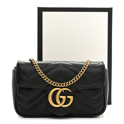 Mini Calfskin Shoulder Bag - Black