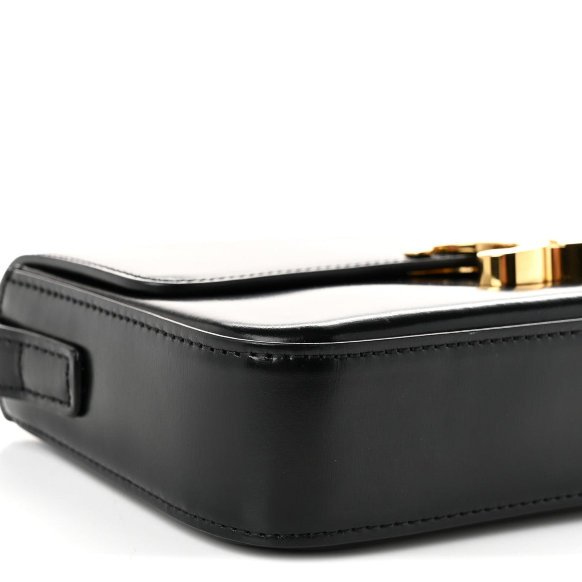 Calfskin Shoulder Bag - Black