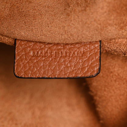 Small Calfskin Shoulder Bag - Tan