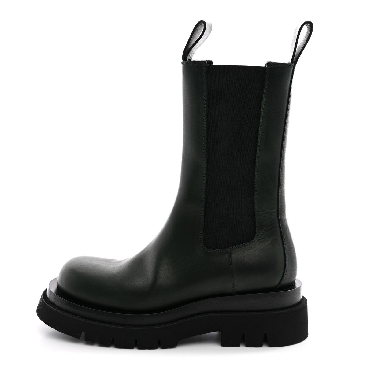 Bottega Venetacalfskin The Lug Chelsea 55Mm Boots Bottle Green