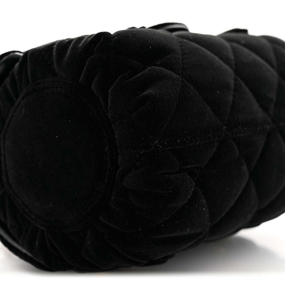 Mini Quilted Flap Shoulder Bag - Black