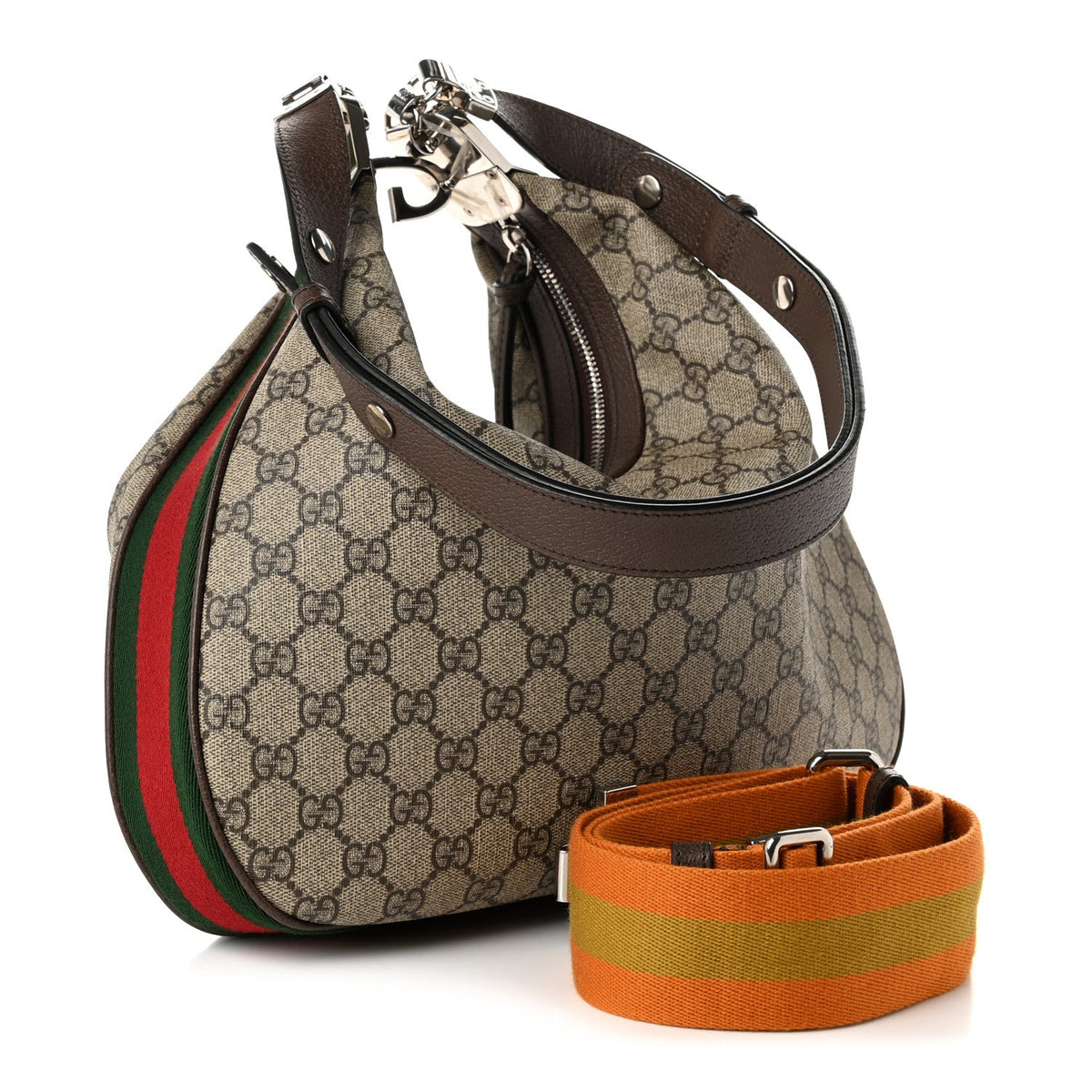 Large Calfskin Shoulder Bag - Red