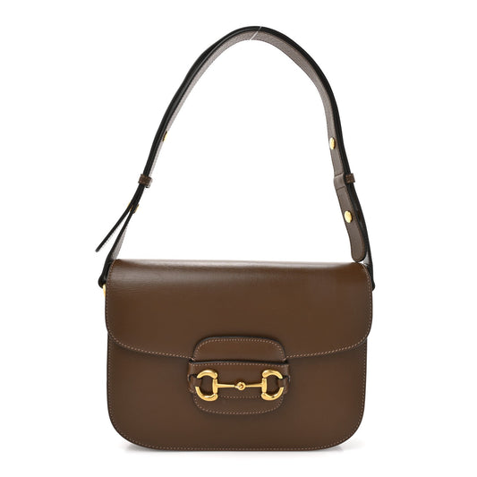 Calfskin Shoulder Bag - Brown