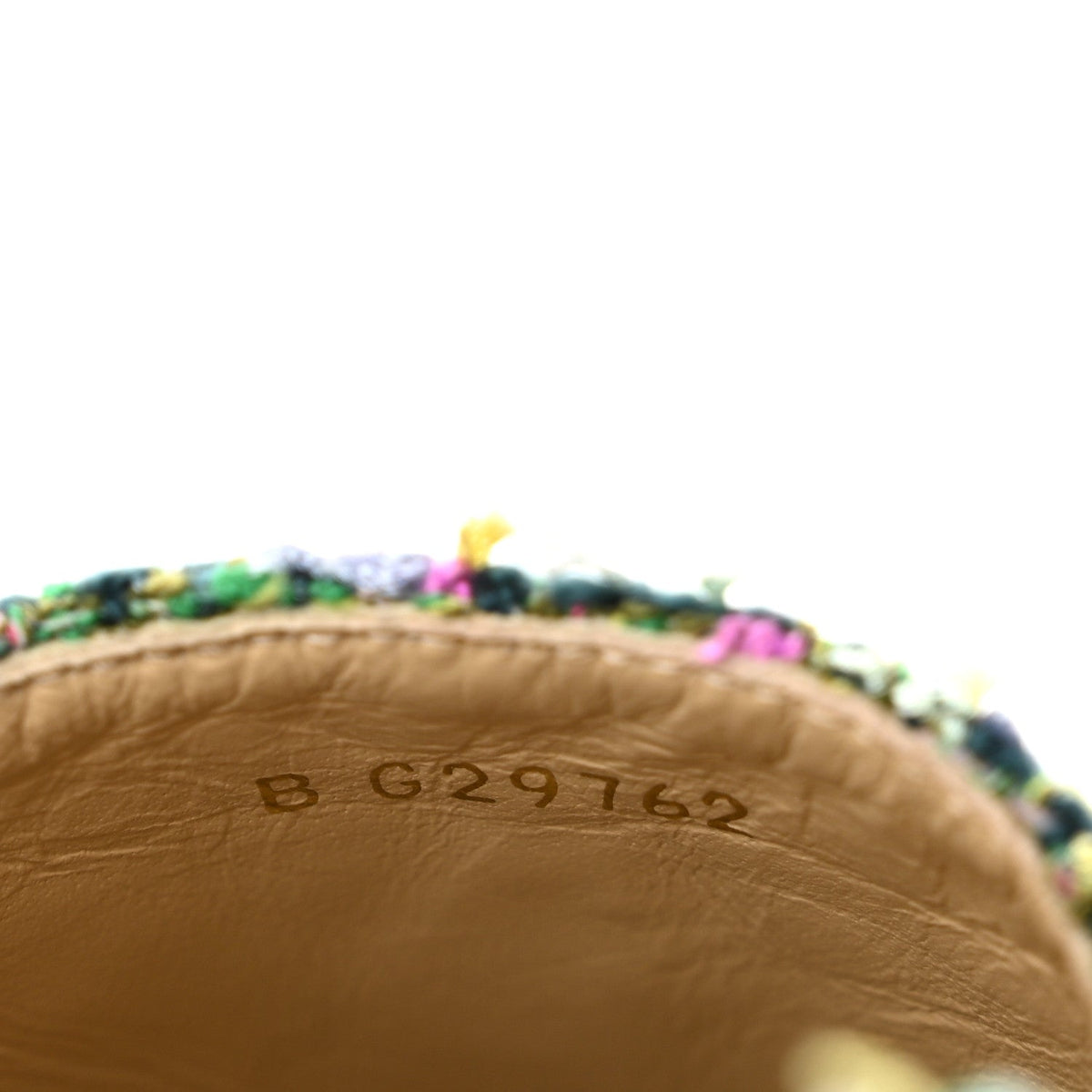 Chanel Tweed Grosgrain Women's CC Espadrilles 37 Multicolor