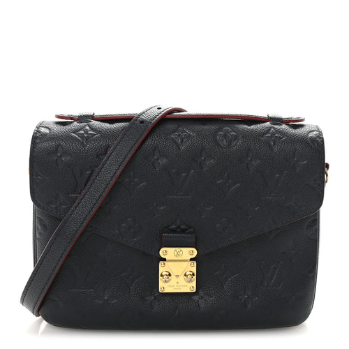 Empreinte Pochette Metis Marine Rouge Handbag