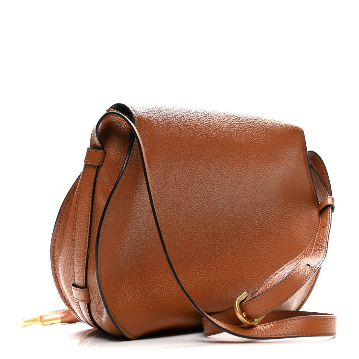 Medium Calfskin Crossbody Bag - Tan