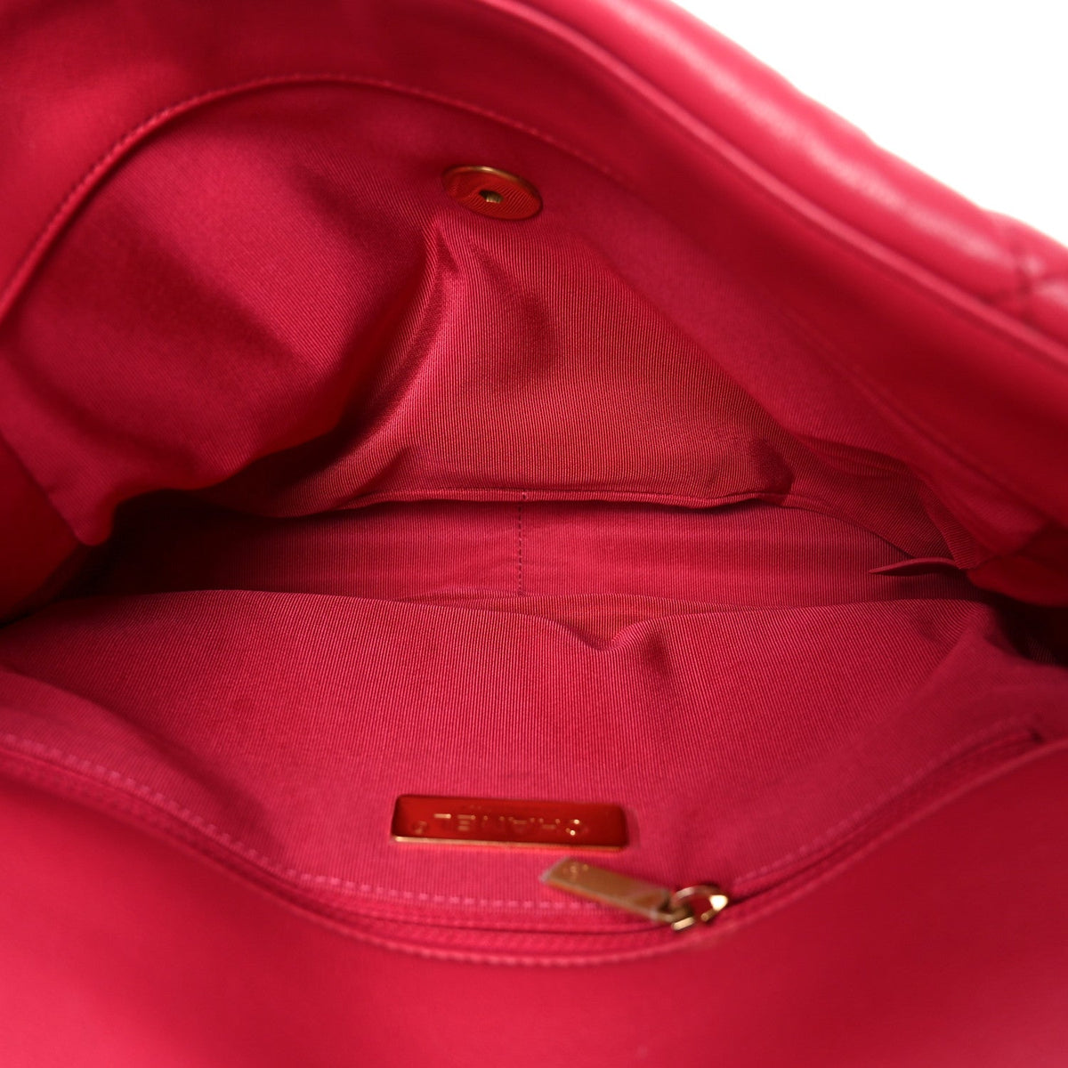 Large Quilted Goatskin Flap Shoulder Bag - Pink
