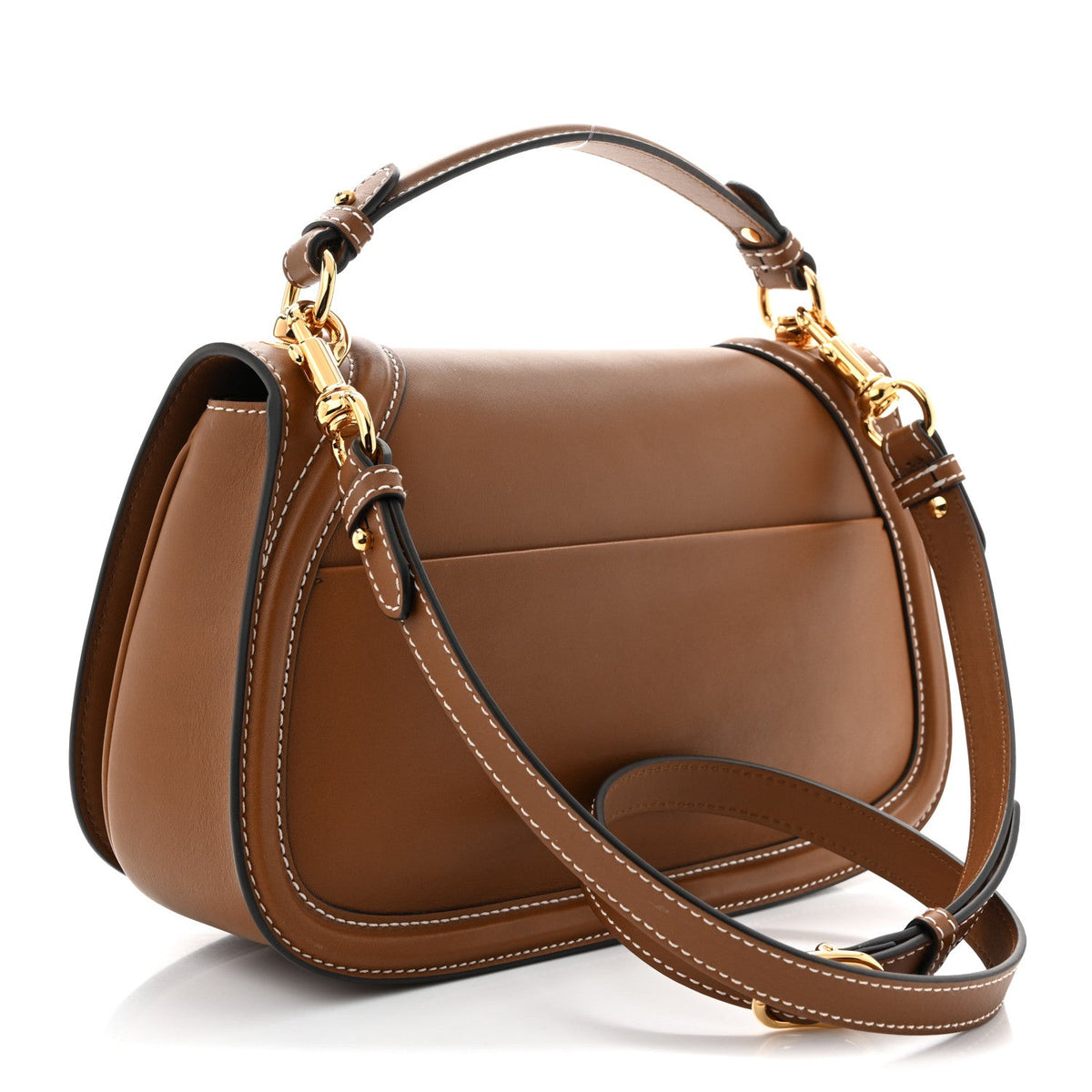 Large Calfskin Flap Shoulder Bag