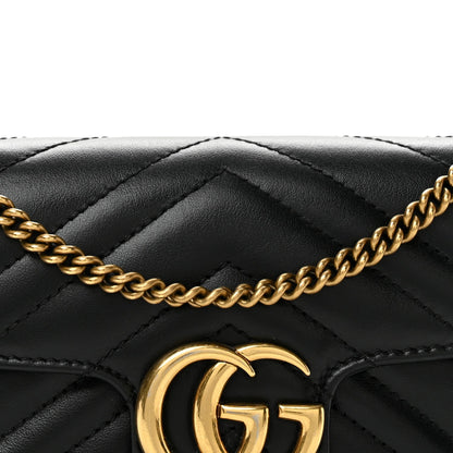 Mini Calfskin Shoulder Bag - Black
