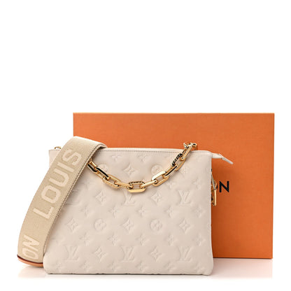 Lambskin Handbag - Beige