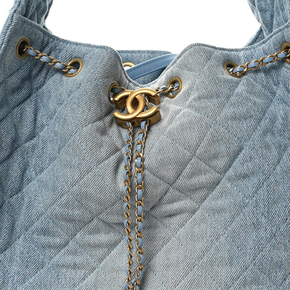 Medium Quilted Handbag - Blue