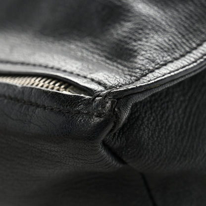 Small Goatskin Handbag - Black
