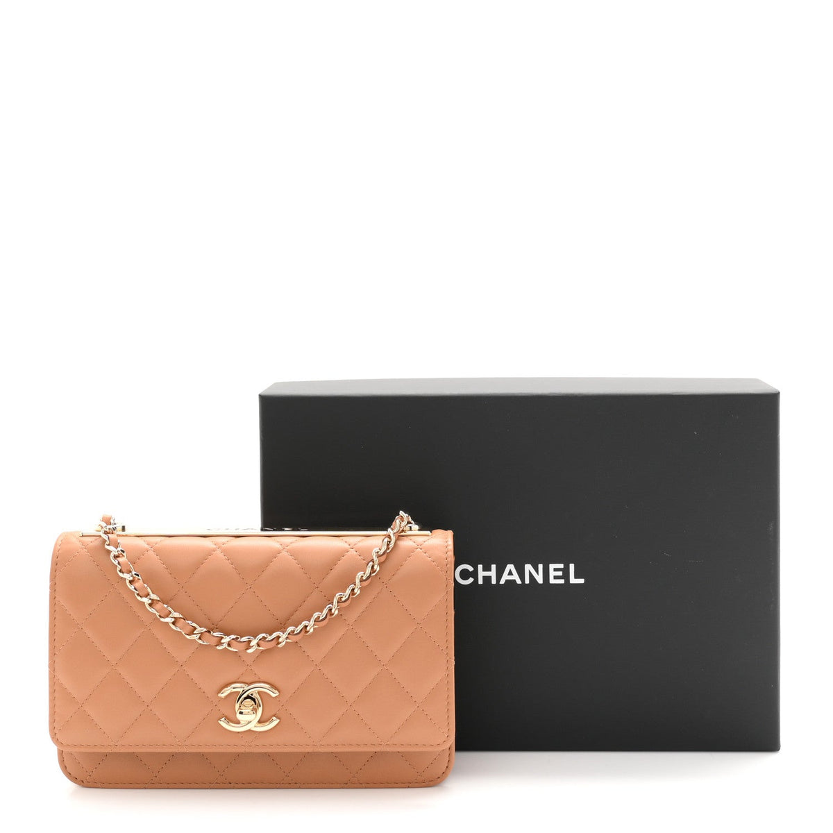 Quilted Lambskin Wallet Bag