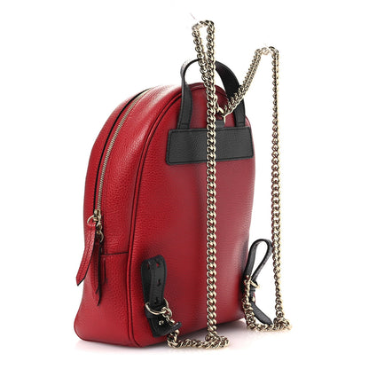 Calfskin Backpack - Red