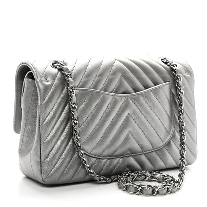 Medium Quilted Caviar Flap Shoulder Bag