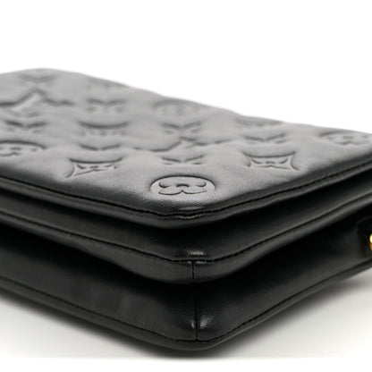 Lambskin Handbag - Black