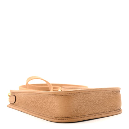 Taurillon Clemence Evelyne Tpm Biscuit Handbag