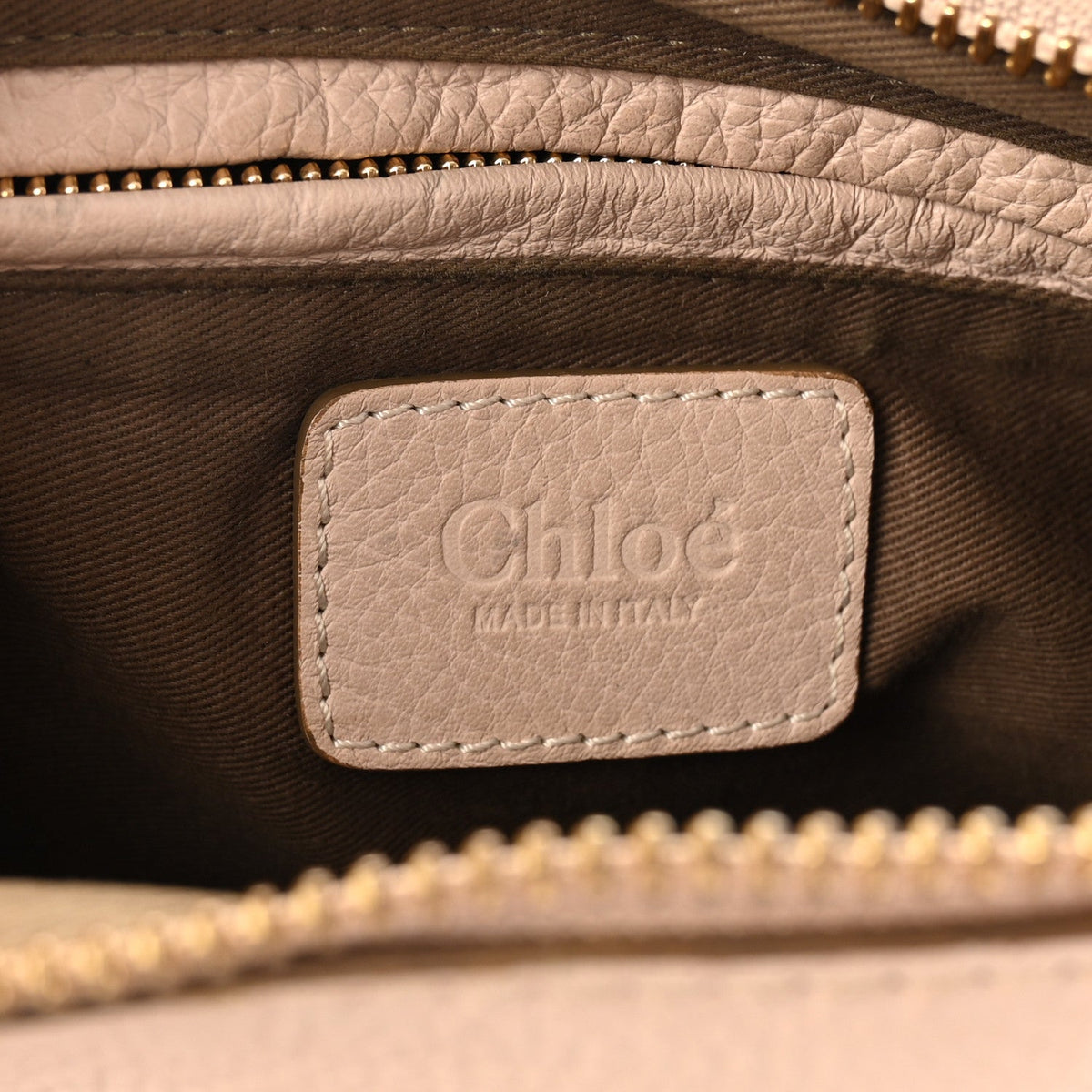 Medium Calfskin Satchel Bag - White