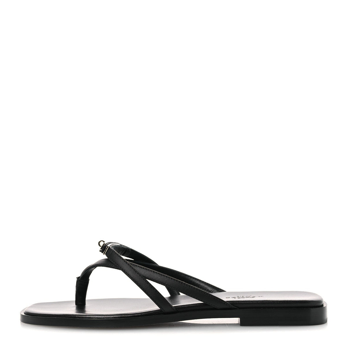 Calfskin Miss Sandals Black