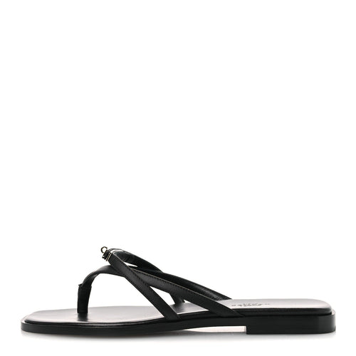 Calfskin Miss Sandals Black