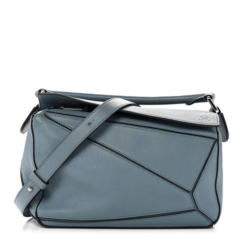 Small Calfskin Handbag - Blue