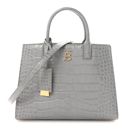 Mini Calfskin Tote Bag - Grey