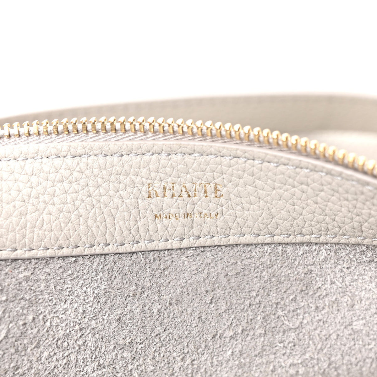 Small Calfskin Crossbody Bag - Grey
