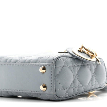 Lambskin Handbag - Blue