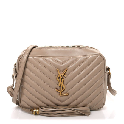 Calfskin Crossbody Bag - Beige