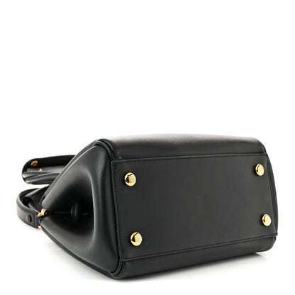 Small Calfskin Handbag - Black