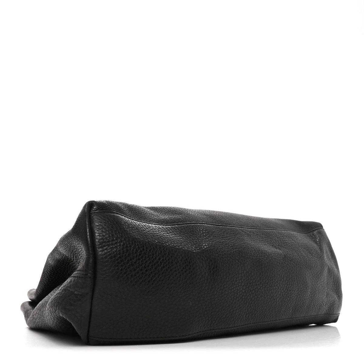 Medium Calfskin Shoulder Bag - Black