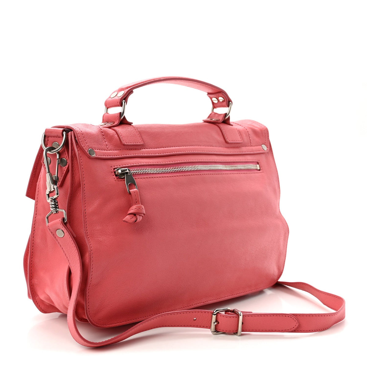 Medium Lambskin Satchel Bag