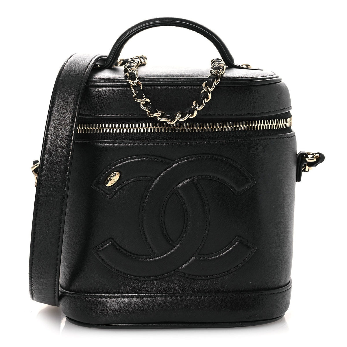 Lambskin Handbag - Black