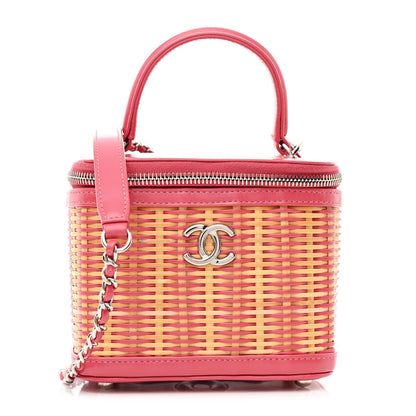 Small Calfskin Handbag - Pink