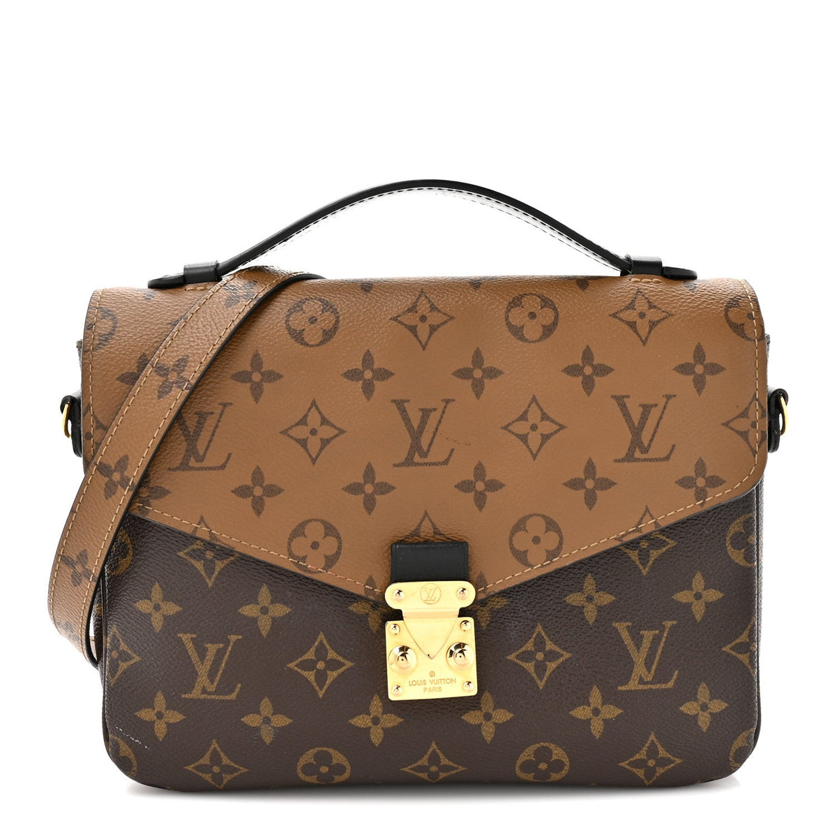 Reverse Monogram Pochette Metis Handbag