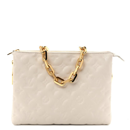 Lambskin Handbag - Beige