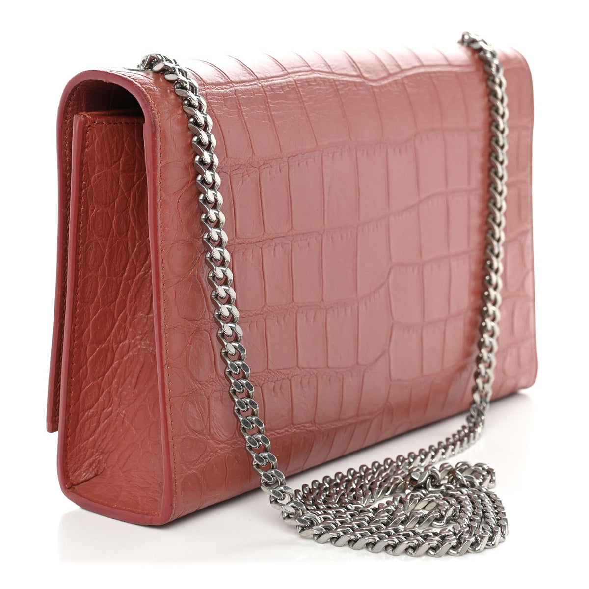 Medium Calfskin Satchel Bag - Pink
