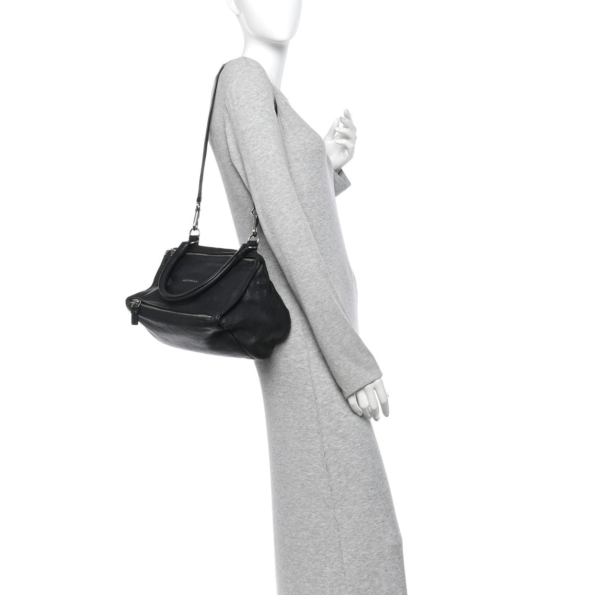 Small Goatskin Handbag - Black